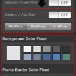 Photoshake! direct camera setting & fixed the frequently used colors