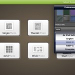 thumb photo & language setting