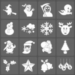 christmas stickers
